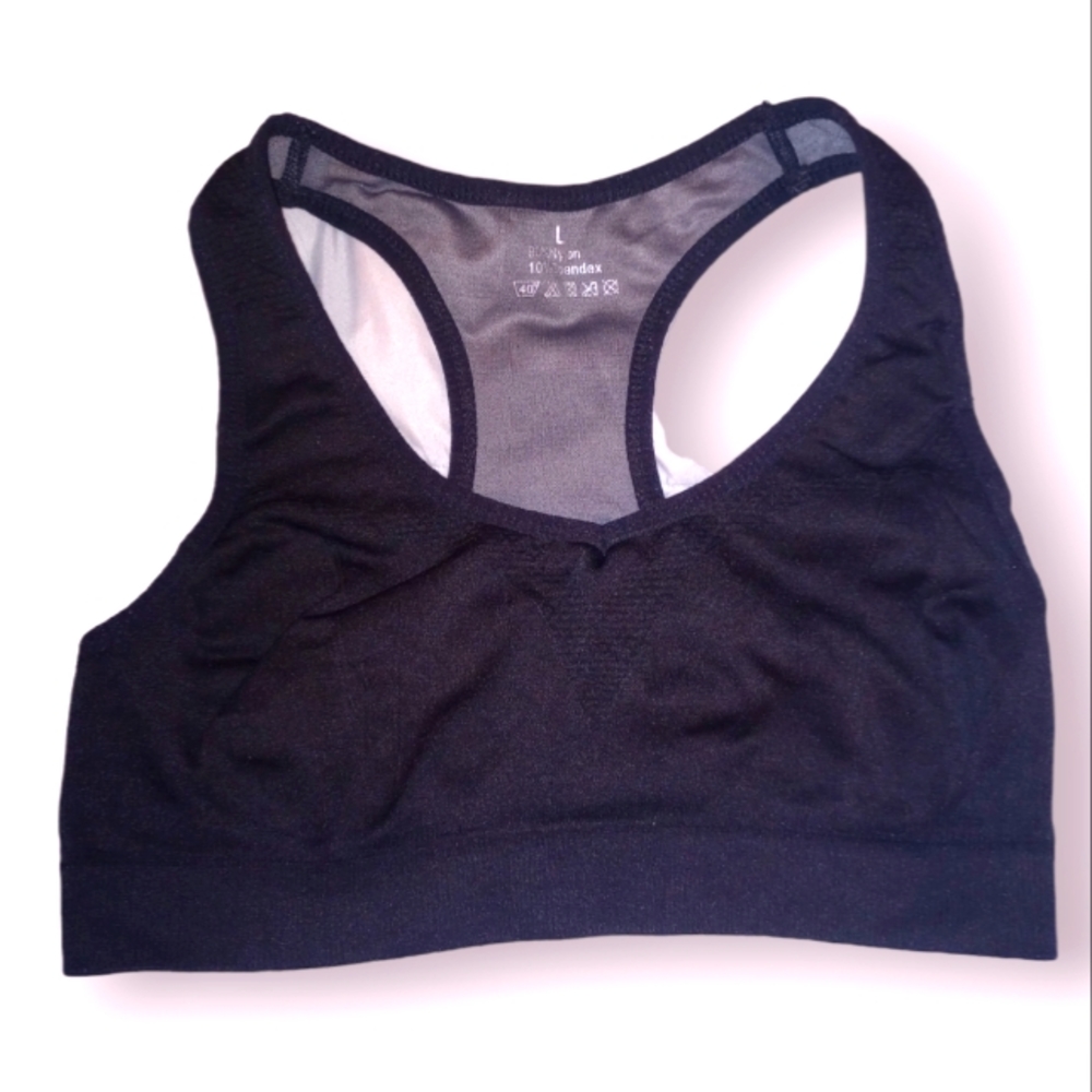 Black Sports Bra